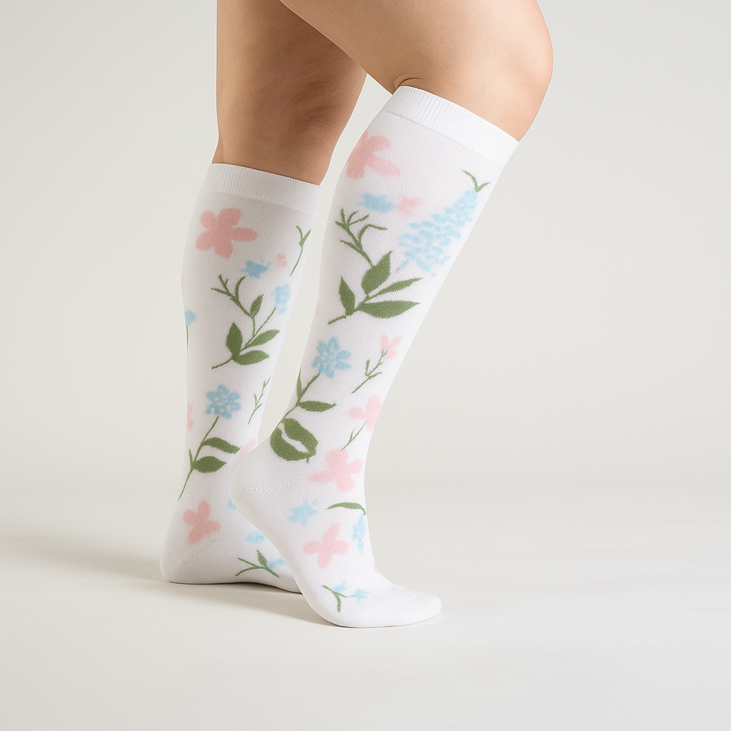 Summer Meadow Compression Socks