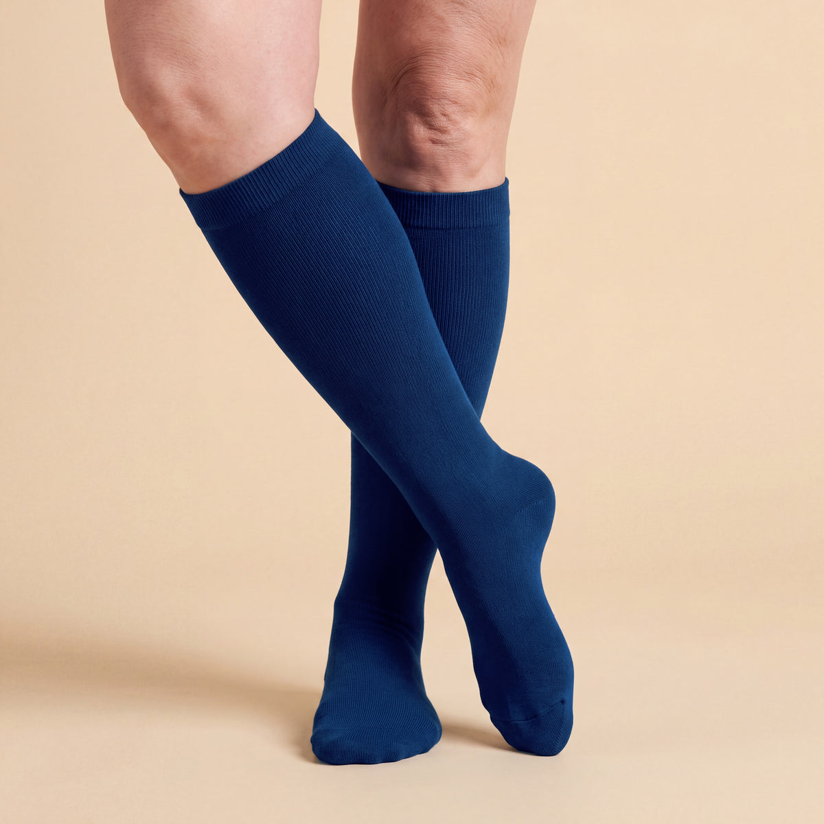 Blue Compression Socks