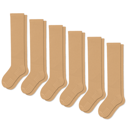 Tan Compression Socks